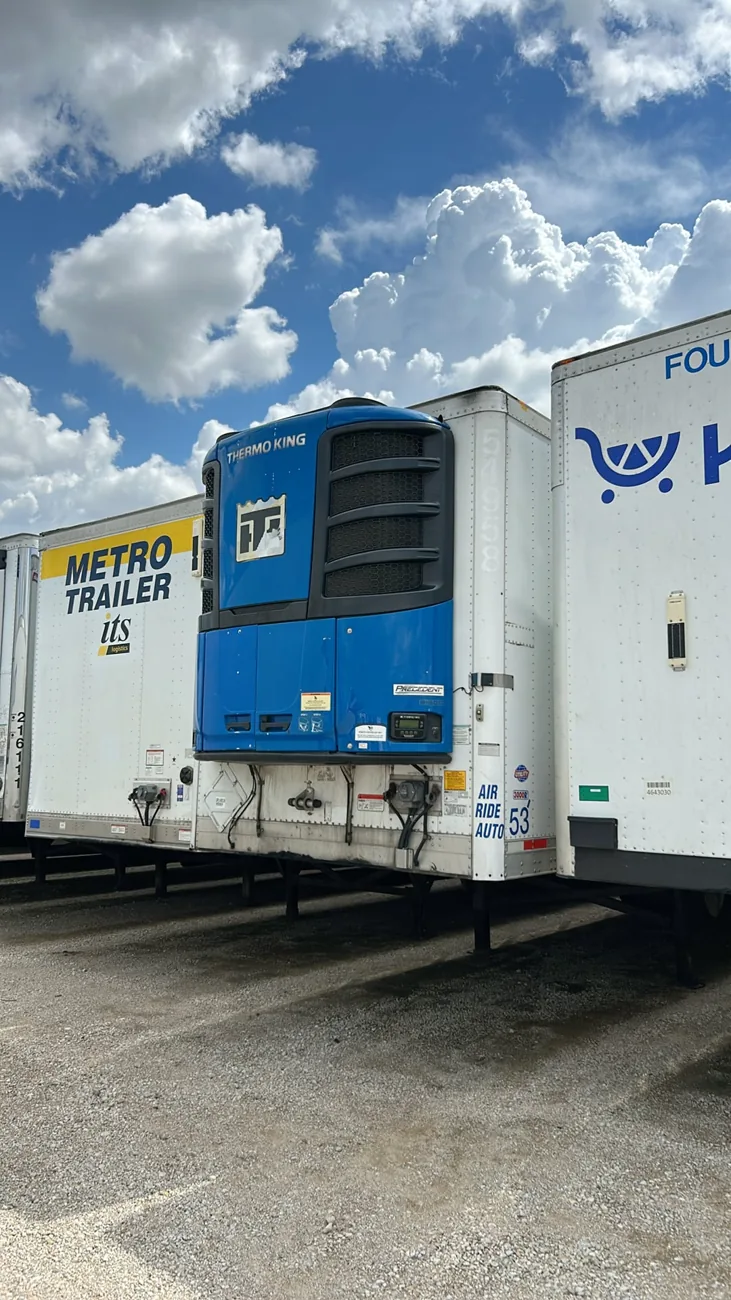 A refrigerated trailer at the Dallas location